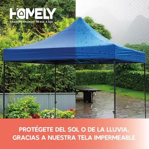 Toldo plegable 2x2 m azul