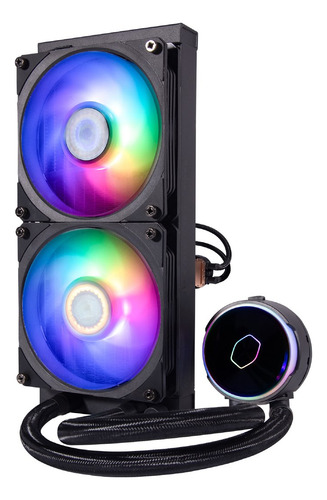 Refrigeración Líquida Cooler Master Masterliquid Pl240 Flux ARGB para Intel y AMD