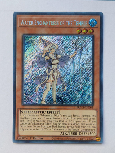 Yugioh! Tcg Water Enchantress Of The Tem Blmr-en065 1st Edi