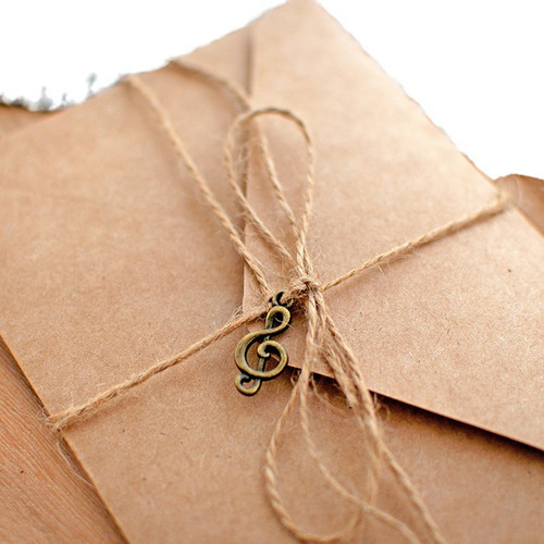 Papel De Escribir Vintage Kraft F312, Estilo Europeo