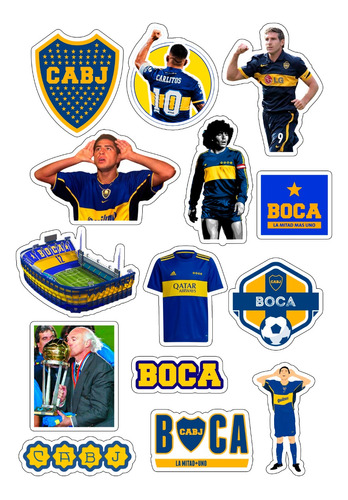 Boca - Stickers - Calcos - 