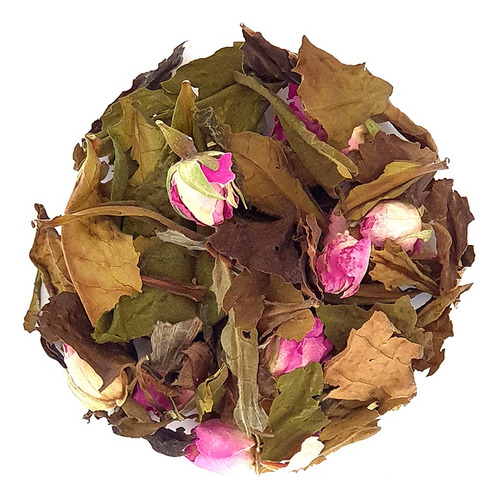 Té Blanco Ceylan Y Aromáticos Blotes De Rosa 500 Gr