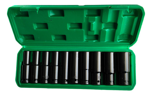 Juego Dados De Impacto Largos 10- 24 Mecanica Auto Camion