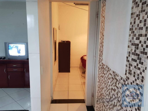 Imagem 12 de 22 de Apartamento Com 1 Dormitório À Venda, 57 M² Por R$ 190.000,00 - Centro - São Vicente/sp - Ap5463