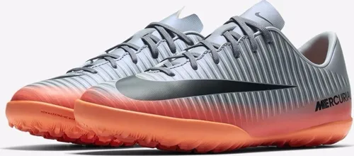 Tenis Nike Mercurialx Victory Cr7 Tf Gris Naranja 2017 | Envío