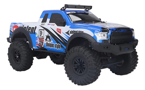 Camioneta Rc Radio Control  4x4 Raptor Negra Escala 1/10