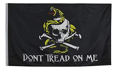 Bandera Pirata  No Pises  Jolly Roger Calavera Gadsden ...