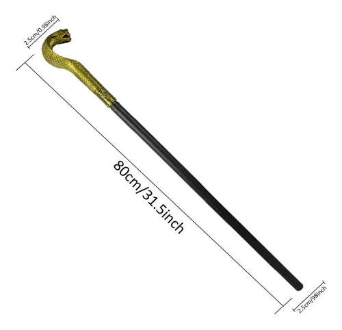 Bastón Gótico De Halloween De 108 Cm – Con Pomo De Garra De Dragón, Desmontable En 4 Partes, Ideal Para Disfraz De Vampiro O Faraón