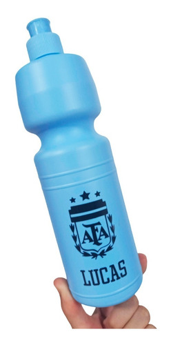 10 Botellas Mundial Escudo Argentina Plasticas Souvenirs Fut
