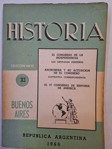 Revista Historia N°44. Año 1966. Molina. Congreso