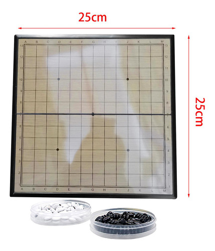 Bh Compatible Go Game Set Tablero Plegable Con Piezas De