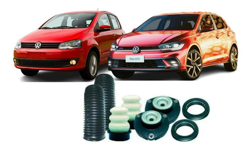 Par De Kit Amortecedor Dianteiro Polo Fox Space Fox Completo