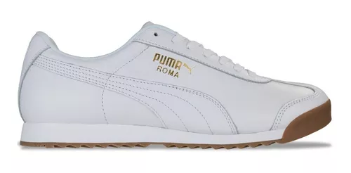 erupción Marco Polo mantener Tenis Puma Roma Classic Gum Trainers Blanco Caballero Piel | Meses sin  intereses