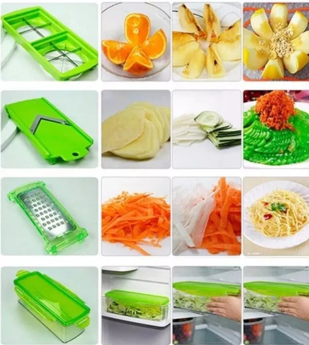 Cortador Rallador De Frutas Picador Verduras Manual Cocina