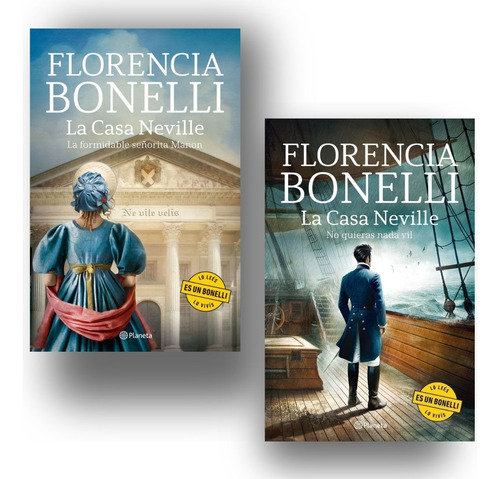 Pack Florencia Bonelli - La Casa De Neville 1 Y 2 (2 Libros)