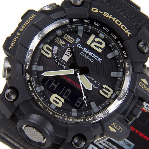 Relógio Casio G-shock Mudmaster Gwg-1000-1adr Tough Solar