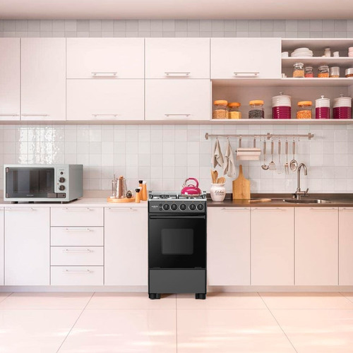 Cocina Multigas Enxuta Luz En Horno 9504w 4 Hornallas Dimm