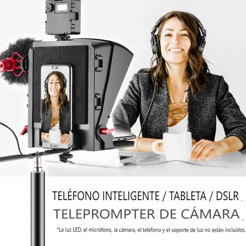 Andoer A1 Universal Portátil Teleprompter Prompter Prompter