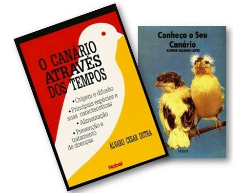 Kit Com 2 Livros Sobre Criação De Canários - Canarinhos