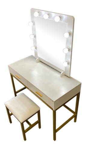 Tocador Hollywood Classic Con Luces Led Web-d9007