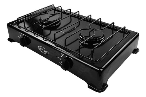 Parrilla Para Gas Fraga P602 + Tanque 9 Kg + Accesorios Color Negro