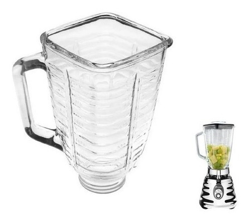 Vaso De Vidrio Oster Original Refractario Para Licuadora 