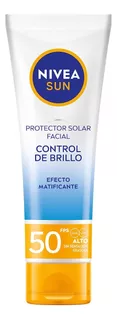 Protector Solar Facial Control Brillo Nivea Sun Fps+50 50ml