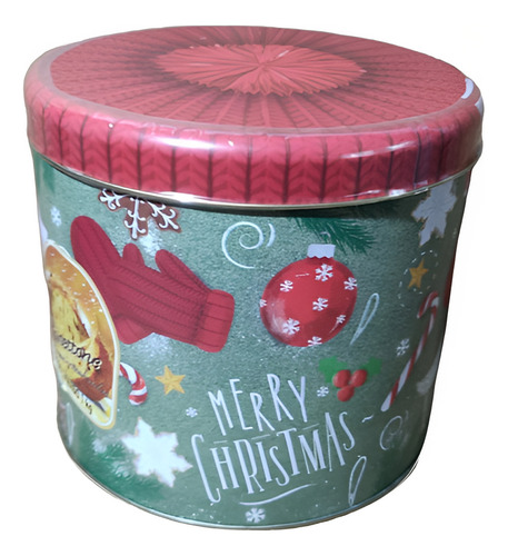 Lata Vazia De Natal Panetone Leia Descrição (Usado)