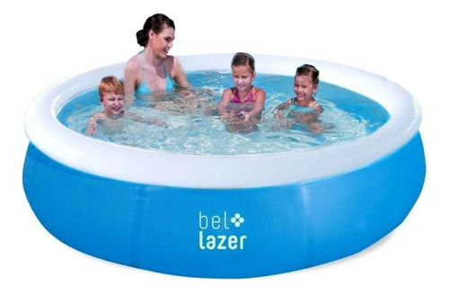 Piscina Inflável Bel Lazer Em Pvc 1400 Litros