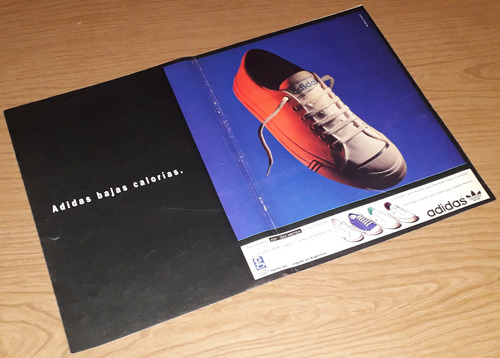 P328 Clipping Antigua Publicidad Zapatillas Adidas Año 1992 (Usado)