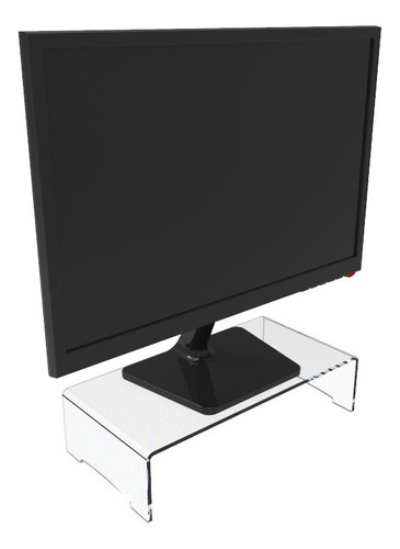 Suportes Monitores Led - Acrílico 400mm - Ergônomico Top