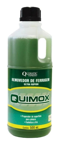 Removedor De Ferrugem Quimox 500ml Ultra Rápido Multiuso 