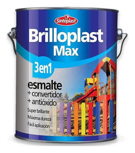 Brilloplast Max  3 En 1. (esmalte + Convertidor + Antióxido)