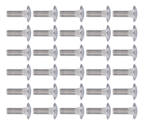 30 Piezas De Pernos De Carro A270 De Acero Inoxidable Con Cu