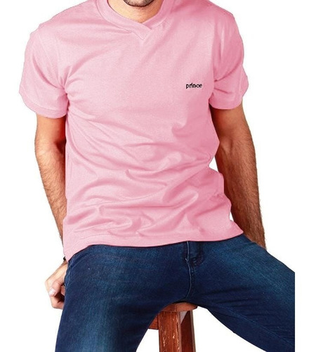 Imagen 1 de 8 de Remera Hombre Prince Escote V Algodón Peinado S Al Xxl