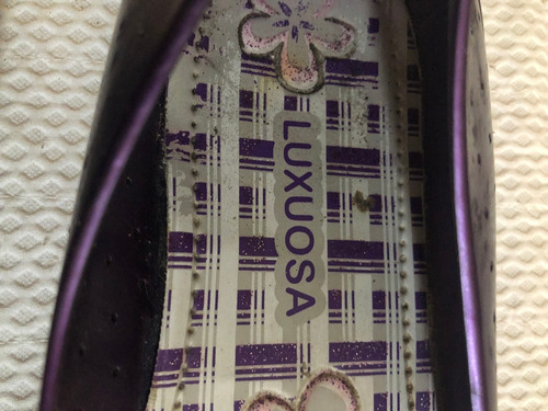 Sapatilha Luxuosa Vinho 36