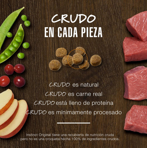 Imagen 4 de 6 de Croquetas Instinct Original Res 9 Kg Para Perros