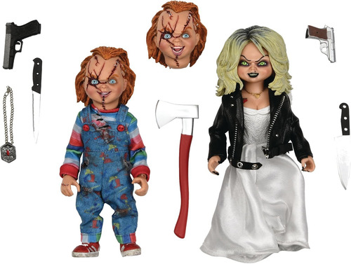 Bride Of Chucky Tiffany & Chucky - Figura De Accin De 7.9in,