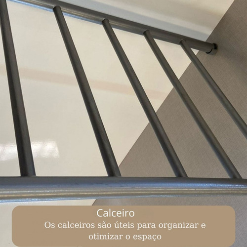 Guarda-roupa Casal Odisseia 6 Portas 2 Gavetas Com Espelho