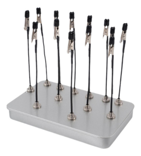Pinzas De Base Para Soporte De Pintura Juego De Pinzas Plata