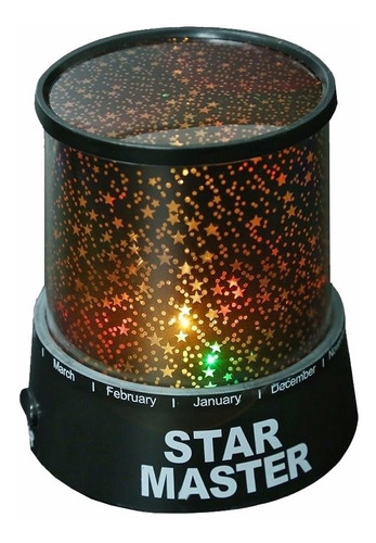 Velador Lampara Infantil Proyector Estrellas Star Master 