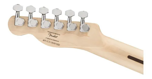 Guitarra eléctrica Squier by Fender Bullet Telecaster de álamo black poliuretano brillante con diapasón de laurel indio