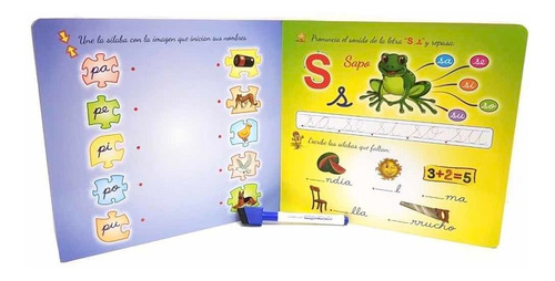 Imagen 2 de 6 de Libro Pizarra El Mágico Mundo De Las Letras Nro. 2 Niños 5-7