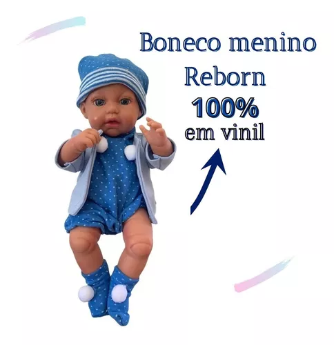 Bebe Boneco Boutique Dolls Reborn Dolls Menino - Supertoys