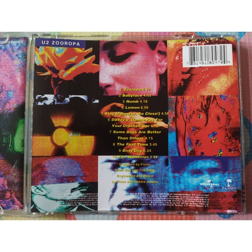 U2 Cd Zooropa V (Usado)
