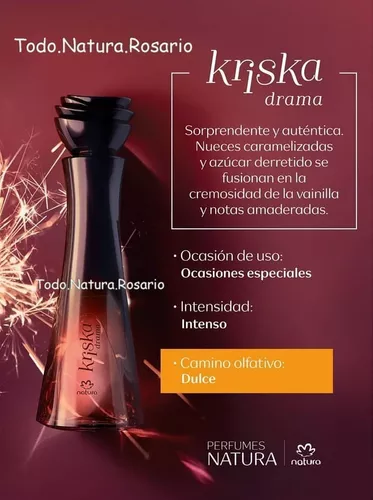 Natura Perfume Kriska Drama 100ml Todo Natura Rosario