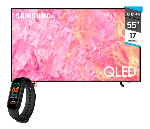 Television Samsung Qled 55 Quantum Hdr Processor 4k + Sm