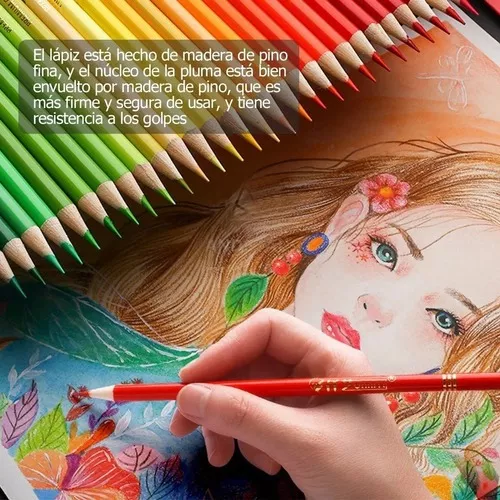 72 lapices Colores Profesionales,Kit para Dibujar a Lapiz,Dibujos a Lapiz  con Color y Herramientas de Dibujo,Incluy…