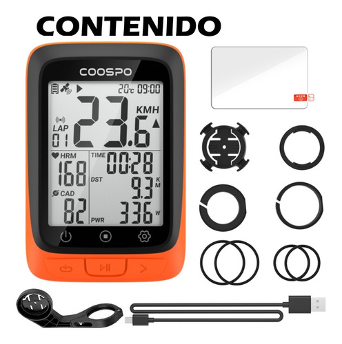 Odometro Ciclocomputador Coospo Bc107 - 28 Hrs Bateria