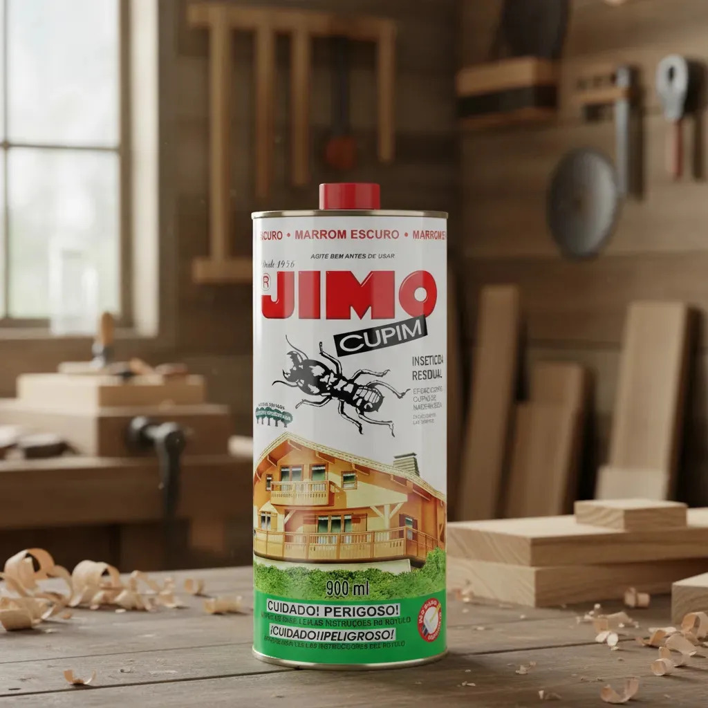 Jimo Cupim e Brocas 900ml Incolor Cupinicida para Madeira